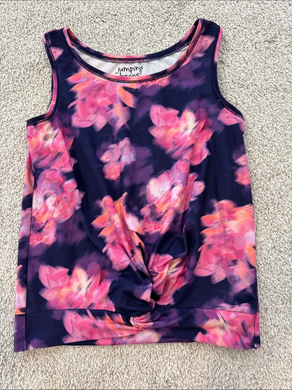 Jumping Beans Girls Floral Purple & Pink Active set